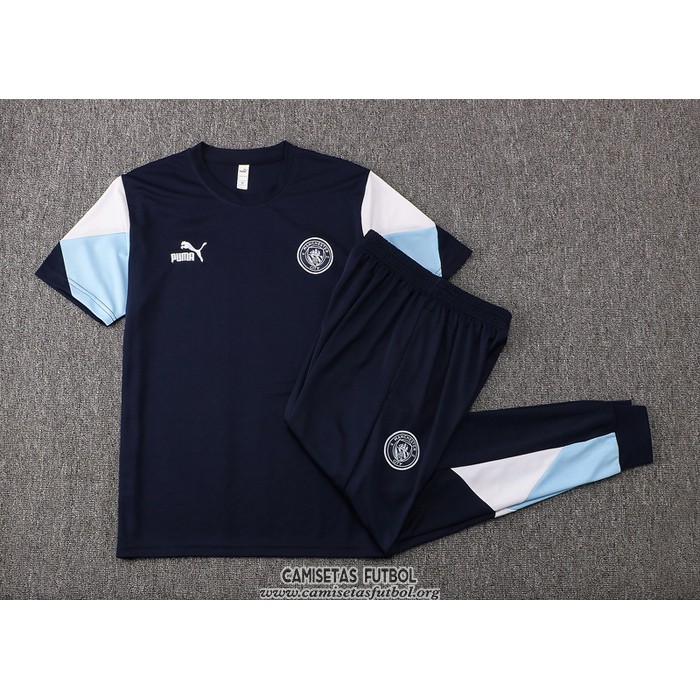 Chandal del Manchester City Manga Corta 2021/2022 Azul
